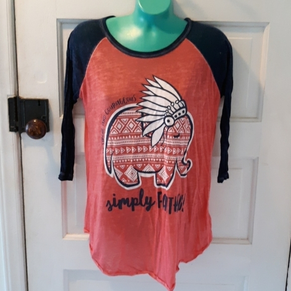 Simply Faithful small long sleeve tee - Picture 1 of 3